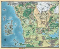 Gale Force Nine Faerun Map - Sword Coast