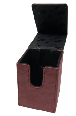 ULTRA PRO INTERNATIONAL, LLC Alcove Tower : Ruby Suede Sleeves & Card Boxes