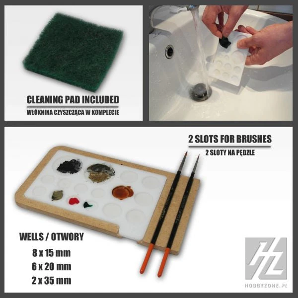 Hobby Zone Acrylic Painting Palette 4 Hobby Zone Acrylic Painting Palette