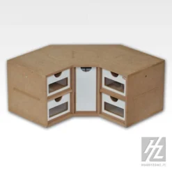 Hobby Zone Workstation Drawers Corner Module Organize