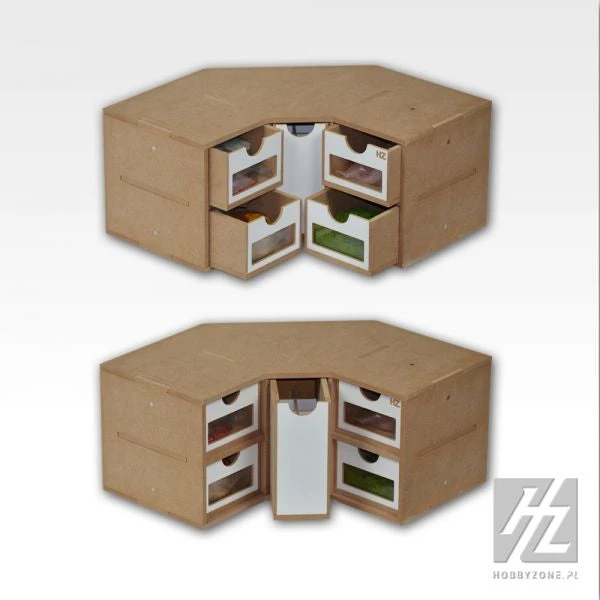 Hobby Zone Workstation Drawers Corner Module Organize 4 Hobby Zone Workstation Drawers Corner Module Organize
