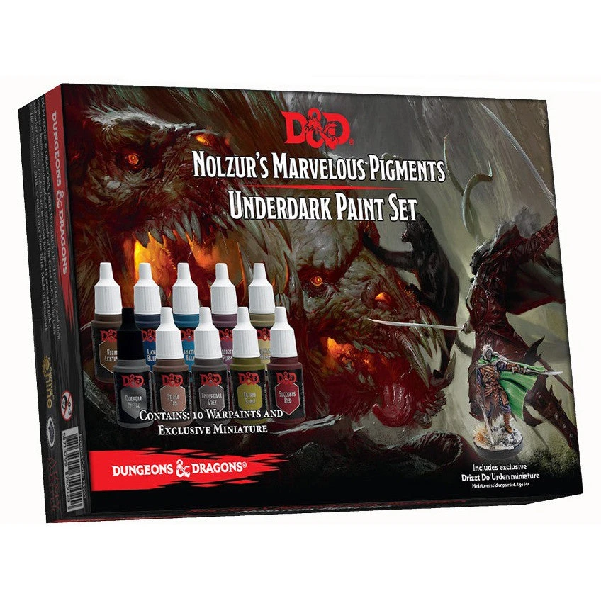 Army Painter Dungeons & Dragons Nolzur's Marvelous Pigments - Underdark Paint Set 3 Army Painter Dungeons & Dragons Nolzur's Marvelous Pigments - Underdark Paint Set