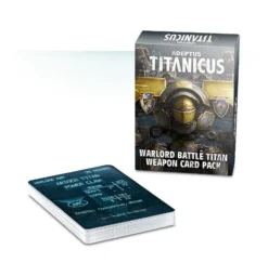 Games Workshop Adeptus Titanicus - Warlord Battle Titan Weapon Card Pack