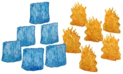 Wizkids Dungeons & Dragons D&D Spell Effects : Wall Of FIre & Wall Of Ice