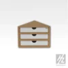 Hobby Zone Organize Workstation Ending Corner Drawers Module