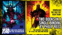 Free League Publishing Mork Borg RPG : The Unclean Leporello Of The Foul Wizard Baum Role Playing Games