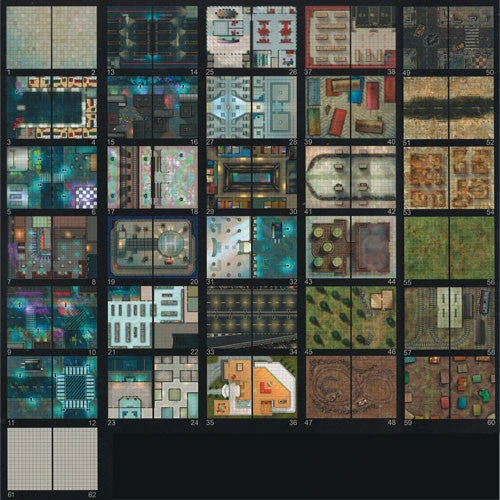 Loke Battlemats Role Playing Games Giant Book Of Cyberpunk Battlemats 4 Loke Battlemats Role Playing Games Giant Book Of Cyberpunk Battlemats