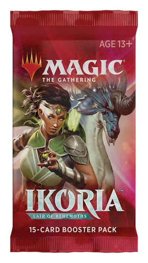 Wizards Of The Coast MtG: Ikoria: Lair Of The Behemoths Booster Pack Magic The Gathering 3 Wizards Of The Coast MtG: Ikoria: Lair Of The Behemoths Booster Pack Magic The Gathering