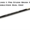 Games & Gears Dual End Size 4 Pro Studio Brush. ( Kolinsky Sable Hair)