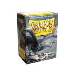Arcane Tinmen Dragon Shield: Silver - Non-glare Matte (100) Gaming Accessories
