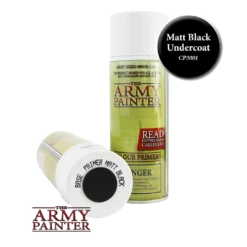 Army Painter SPRAY Paint: Matt Black Undercoat Paints