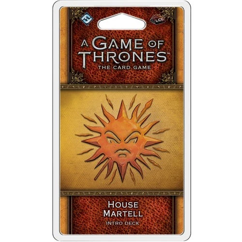 Fantasy Flight A Game Of Thrones : House Martell Intro Deck Board Games 3 Fantasy Flight A Game Of Thrones : House Martell Intro Deck Board Games