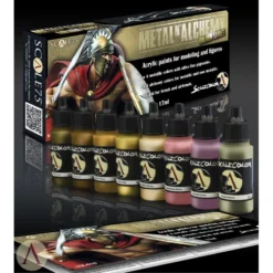 Scale75 Paints Golden Metal Alchemy Paint Set