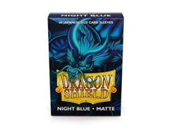 Arcane Tinmen Gaming Accessories Dragon Shields : Night Blue - Matte (60 Count Japanese Size)