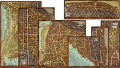Gale Force Nine Fantasy Waterdeep: City Wards Map