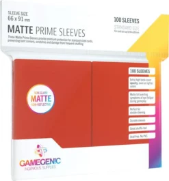 Gamegenic Matte Prime Sleeves (100 Count) (10 Color Options) Gaming Accessories