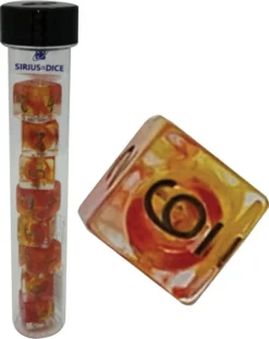 Sirius Dice Set - Fireball