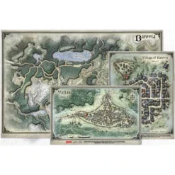 Gale Force Nine Dungeons & Dragons Curse Of Strahd Map Set