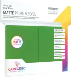 Gamegenic Matte Prime Sleeves (100 Count) (10 Color Options) Gaming Accessories