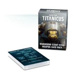 Games Workshop Adeptus Titanicus - Warhound Scout Titan Weapon Card Pack
