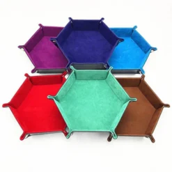 BCW Dungeons & Dragons Hexagon LX Dice Tray (6 Color Optioins)
