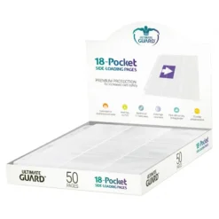 Ultimate Guard: Supreme 18-pocket Side-loading 50 Card Pages (5 Color Options) Gaming Accessories