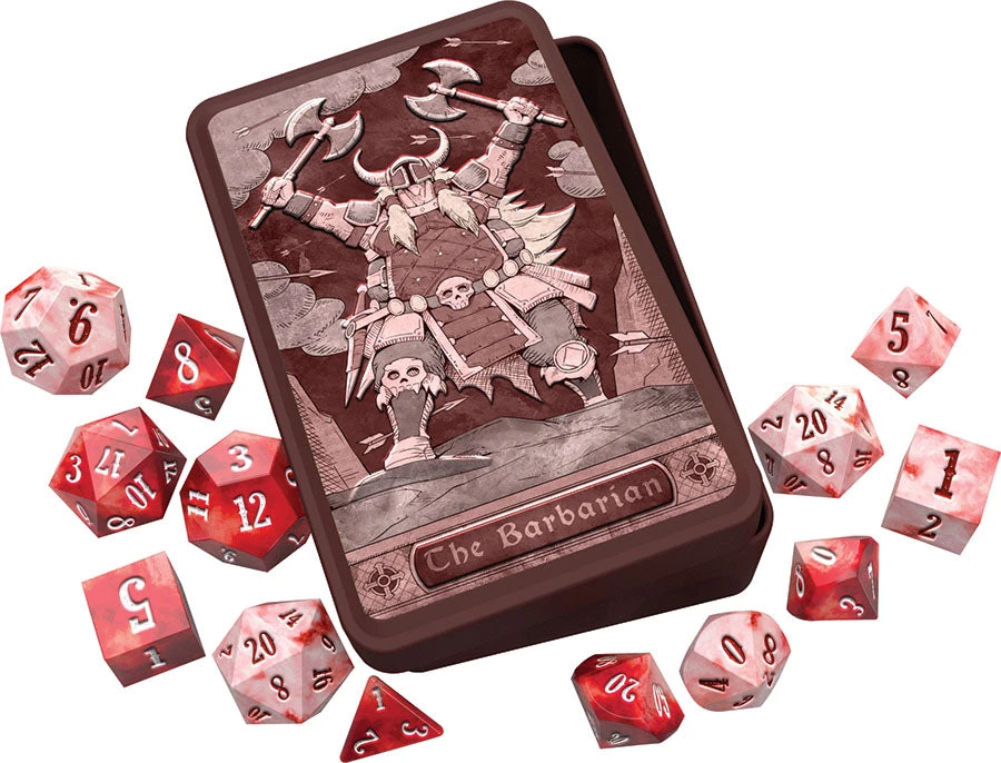 BEADLE & GRIMM'S LLC Barbarian Dice Set Role Playing Games 3 BEADLE & GRIMM'S LLC Barbarian Dice Set Role Playing Games
