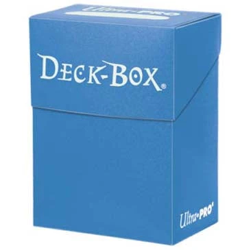 Ultrapro Gaming Accessories Poly Deck Box - Light Blue 3 Ultrapro Gaming Accessories Poly Deck Box - Light Blue