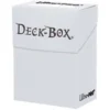Ultrapro Gaming Accessories Poly Deck Box - White
