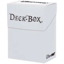 Ultrapro Gaming Accessories Poly Deck Box - White