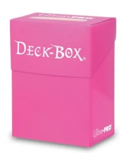 Ultrapro Gaming Accessories Poly Deck Box - Bright Pink