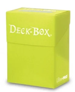 Ultrapro Gaming Accessories Poly Deck Box - Bright Yellow