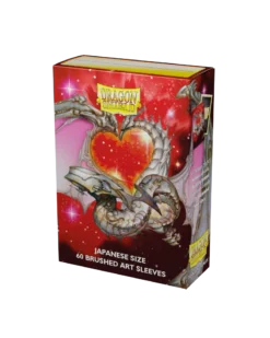 Arcane Tinmen Dragon Shields : Valentine Dragon Art - Matte (60 Count Japanese Size) Gaming Accessories