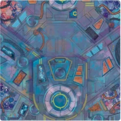 Atomic Mass Marvel: Crisis Protocol - Spaceport Showdown Game Mat