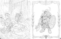 Wizards Of The Coast Dungeons & Dragons - Monsters And Heroes Of The Realms Coloring Book