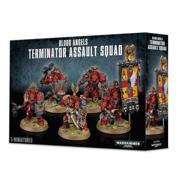 Games Workshop Blood Angels Terminator Assault Squad 3 Games Workshop Blood Angels Terminator Assault Squad