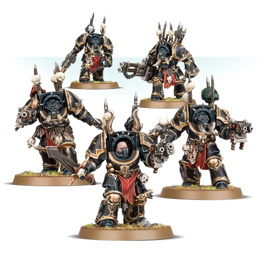Games Workshop Chaos Space Marines Terminators 4 Games Workshop Chaos Space Marines Terminators