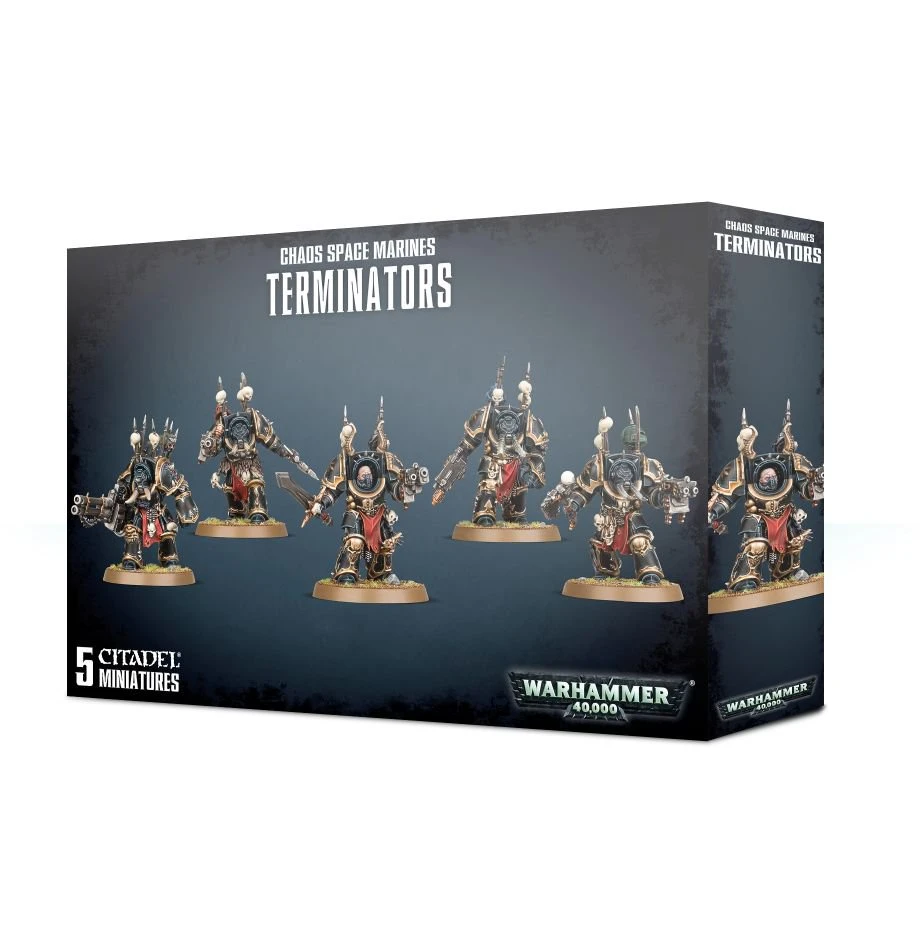 Games Workshop Chaos Space Marines Terminators 3 Games Workshop Chaos Space Marines Terminators