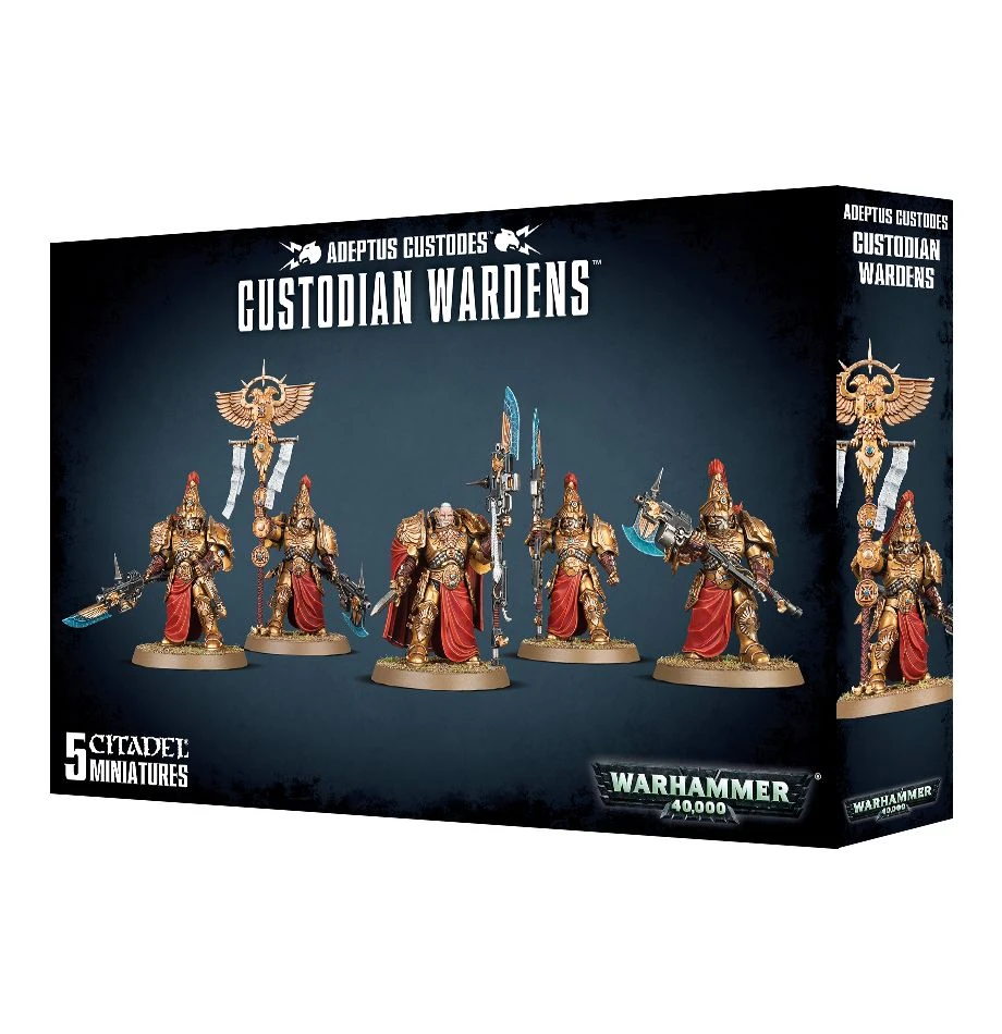 Games Workshop Custodian Wardens / Shield Captain / Vexilus Praetor 3 Games Workshop Custodian Wardens / Shield Captain / Vexilus Praetor