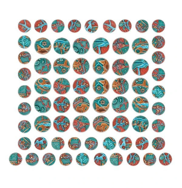 Games Workshop Shattered Dominion 25 & 32mm Round Bases 4 Games Workshop Shattered Dominion 25 & 32mm Round Bases