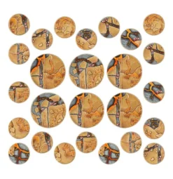 Games Workshop Shattered Dominion 40 & 65mm Round Bases