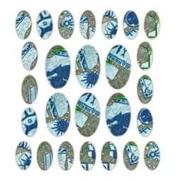 Games Workshop Shattered Dominion 60 & 90mm Oval Bases