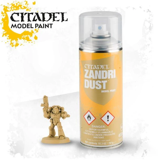 Games Workshop SPRAY Paint: Zandri Dust 3 Games Workshop SPRAY Paint: Zandri Dust