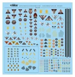 Games Workshop Adeptus Titanicus Legio Ignatum Transfer Sheet
