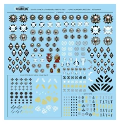 Games Workshop Adeptus Titanicus Legio Metalica Transfer Sheet