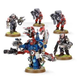 Games Workshop Space Marine Techmarine With Servitors