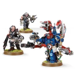 Games Workshop Space Marine Techmarine With Servitors