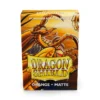 Arcane Tinmen Dragon Shields : Orange - Matte (60 Count Japanese Size)