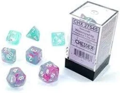 Gaming Accessories Chessex : Polyhedral 7-die Set Nebula Wisteria/White