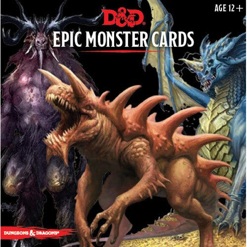 Gale Force Nine Dungeons & Dragons - Epic Monster Cards 3 Gale Force Nine Dungeons & Dragons - Epic Monster Cards
